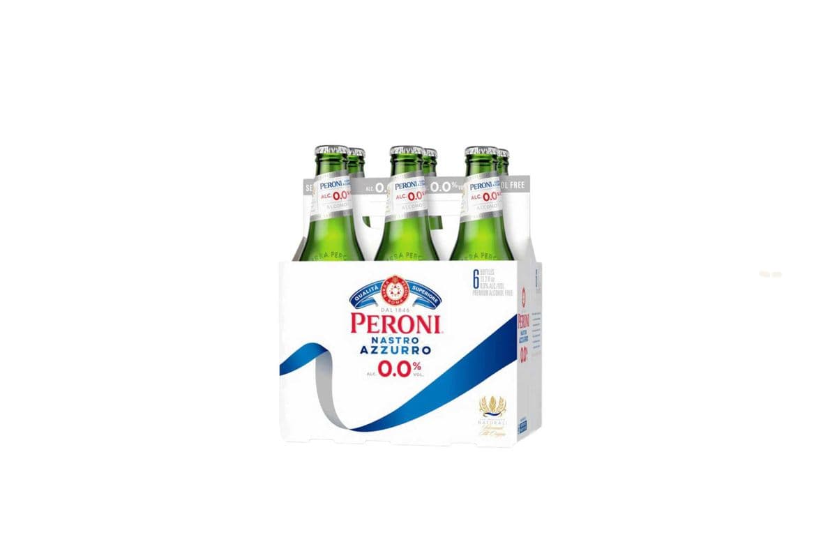 Peroni Nastro Azzurro 0% (6 Btls) (Non-Alcoholic) (6x330ML)