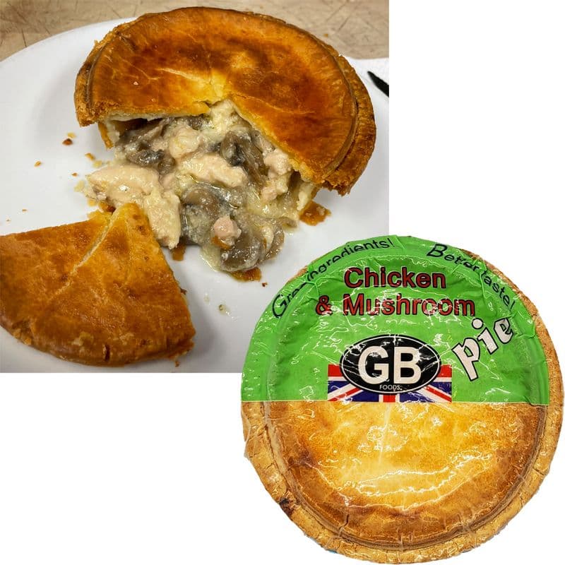 GB Foods - Chicken and Mushroom Pie