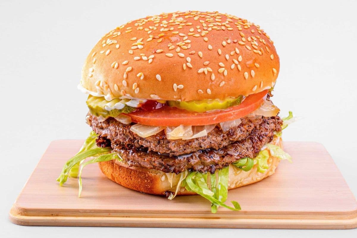 Double Beef Burger Combo
