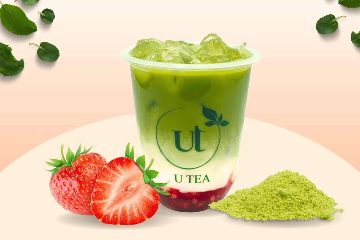 Strawberry Matcha Latte