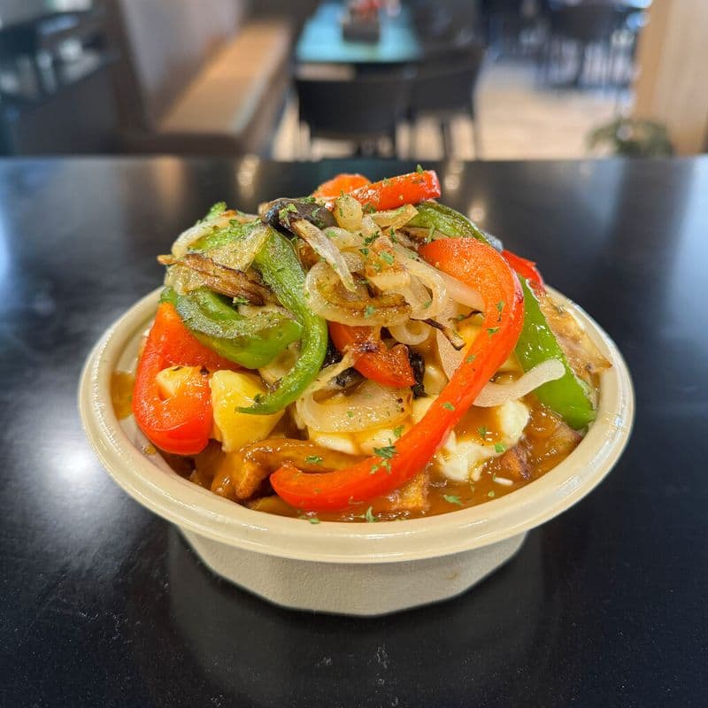 Poutine végétarienne