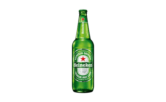 Heineken- 5% ABV