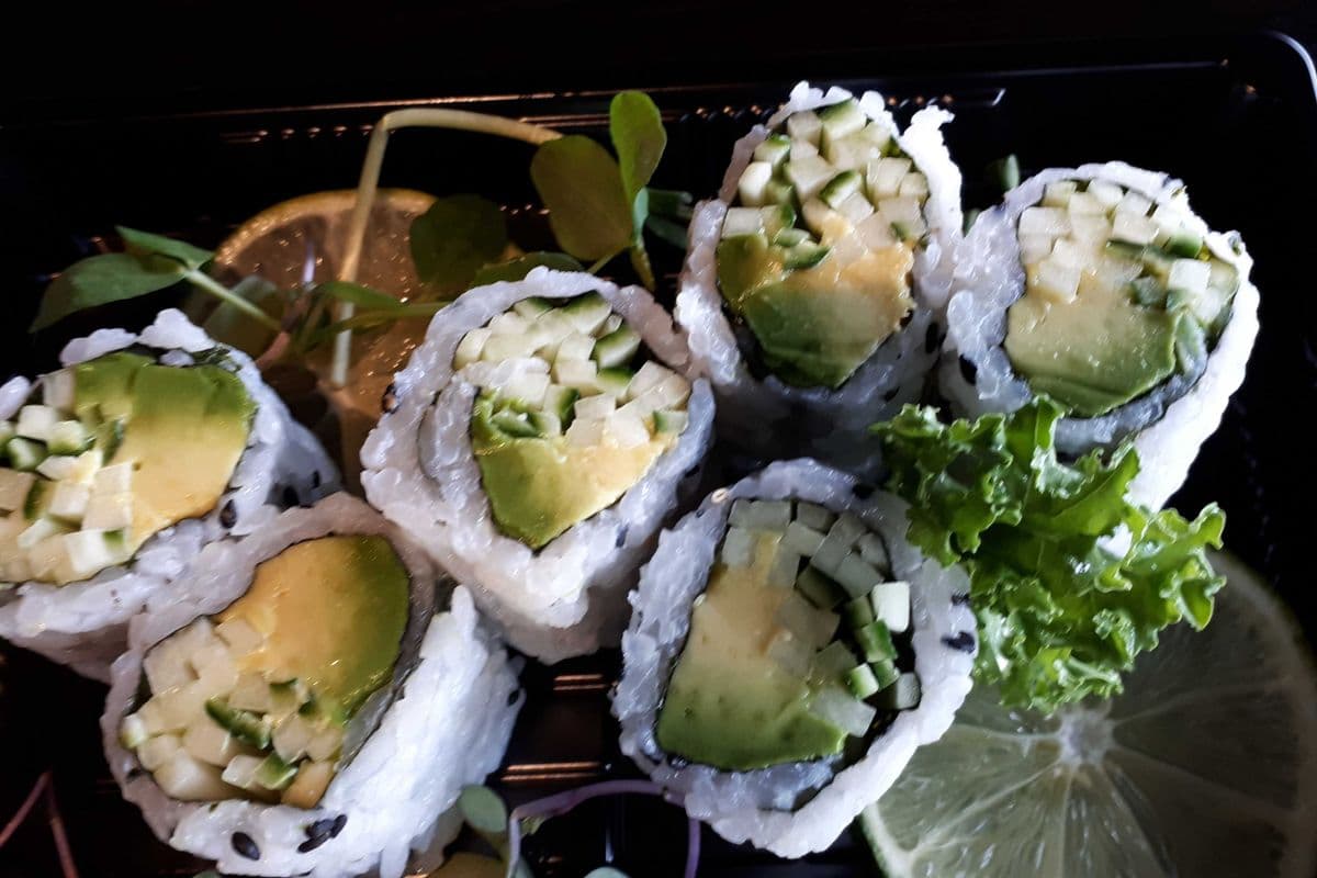 Avocado and Cucumber Roll