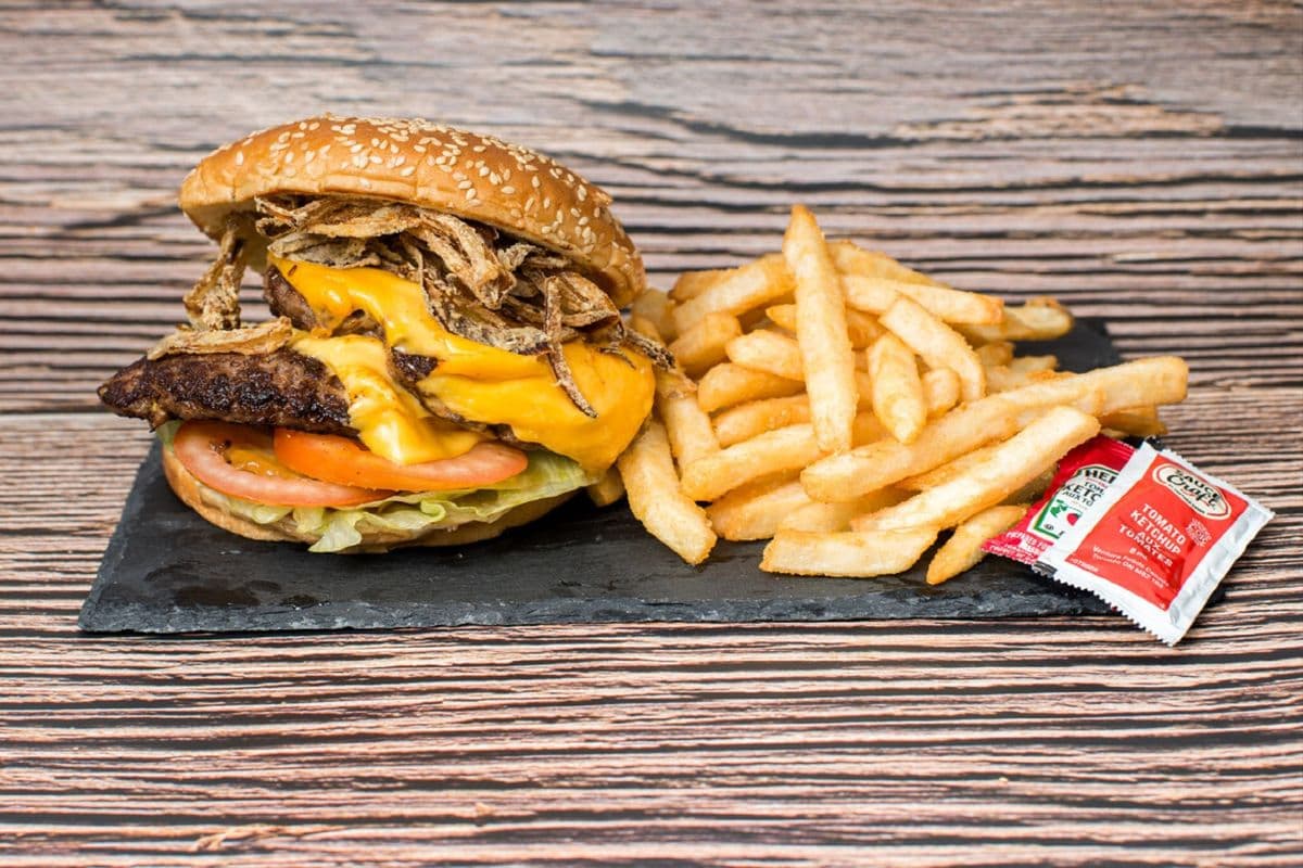 Double Smash with fries