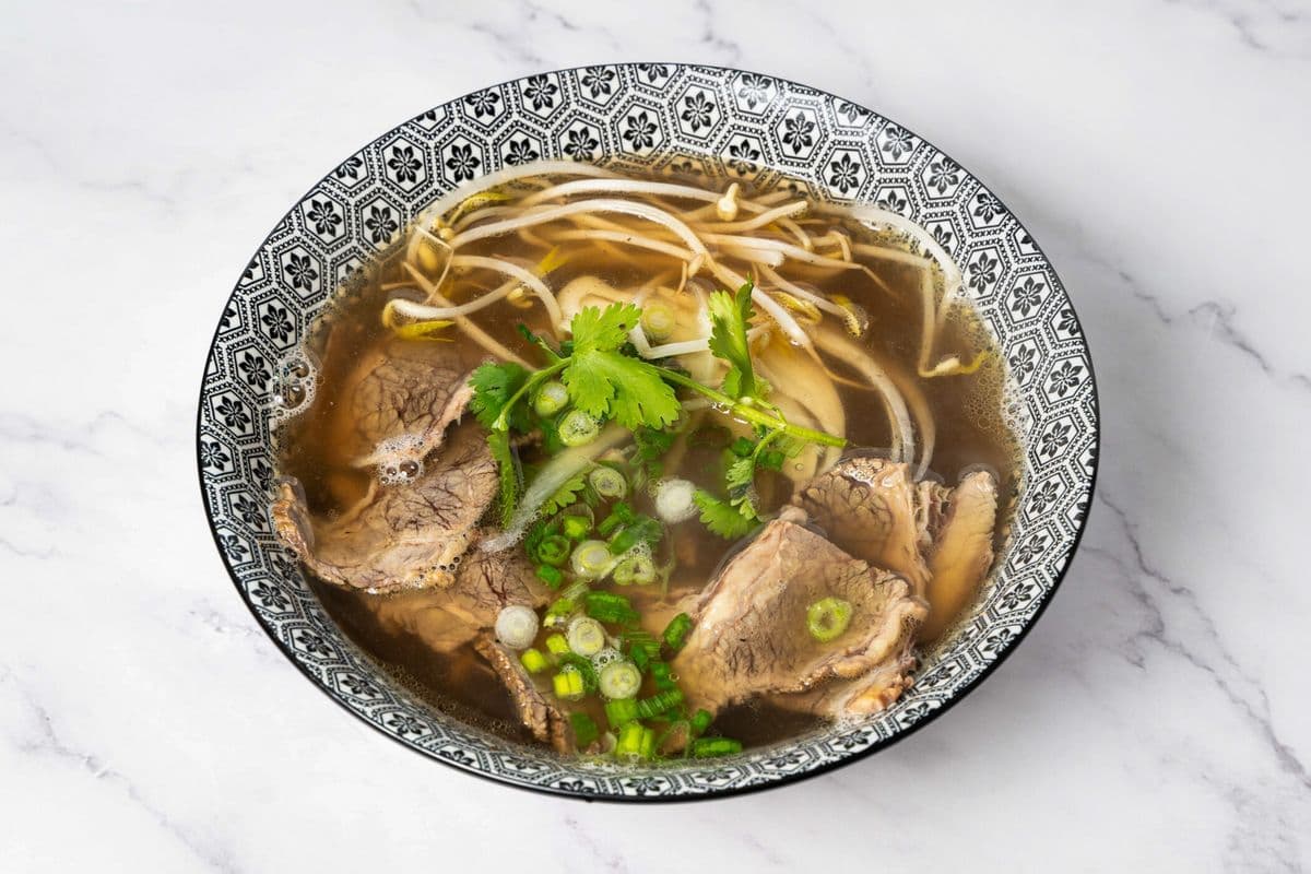 P2. Well done Flank Beef Noodle Soup (Phở Nạm)