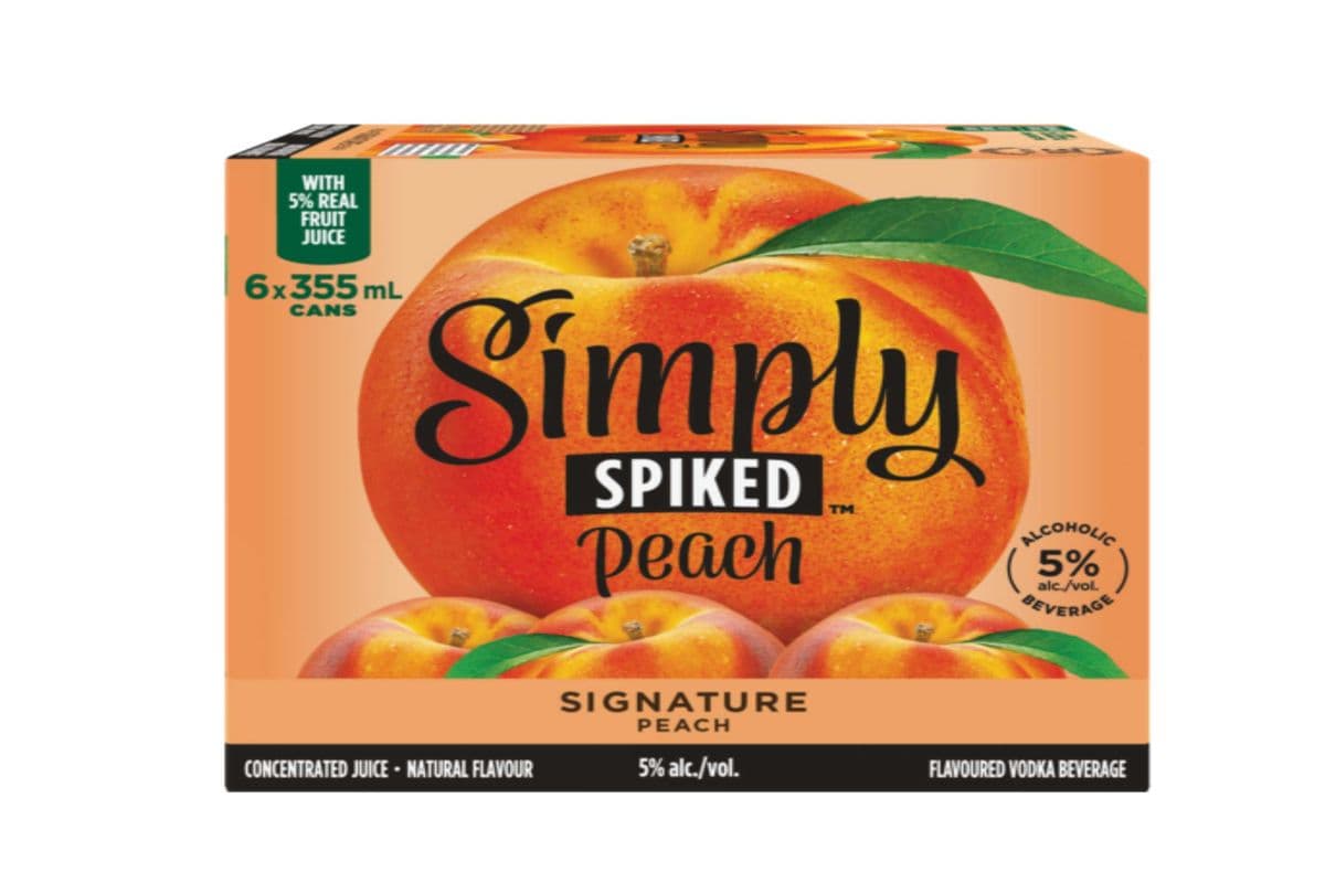 SIMPLY SPIKED PEACH PACK 6*355ML (6 x 6*355ML )