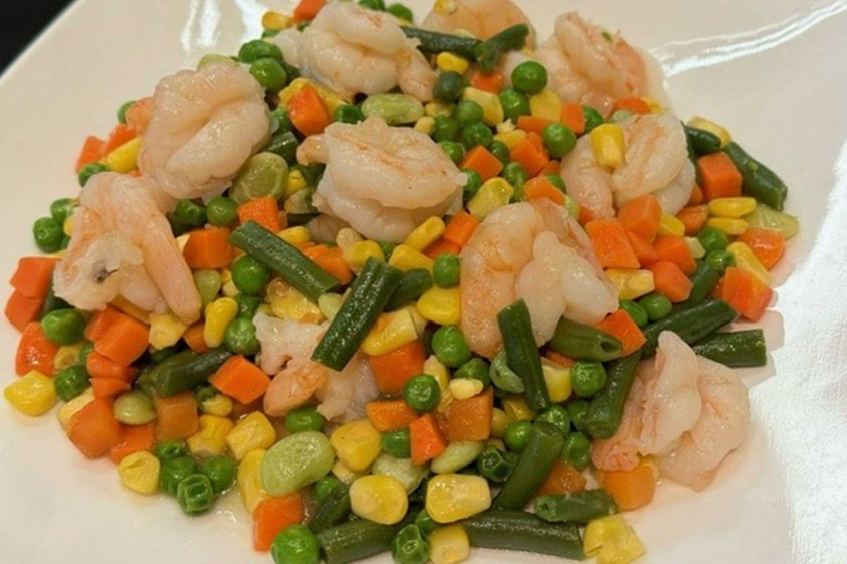 S19 Prawns & Mixed Vegetable Stir-