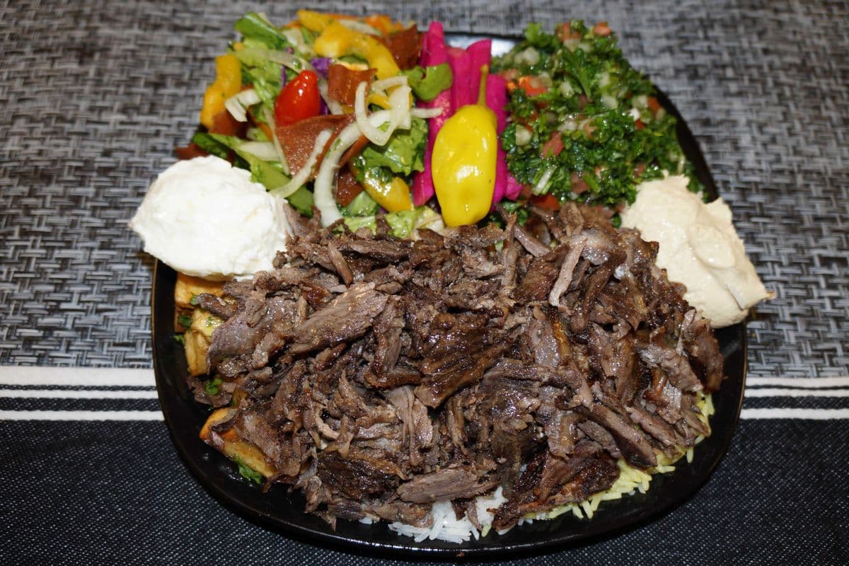 Beef Shawarma Plate