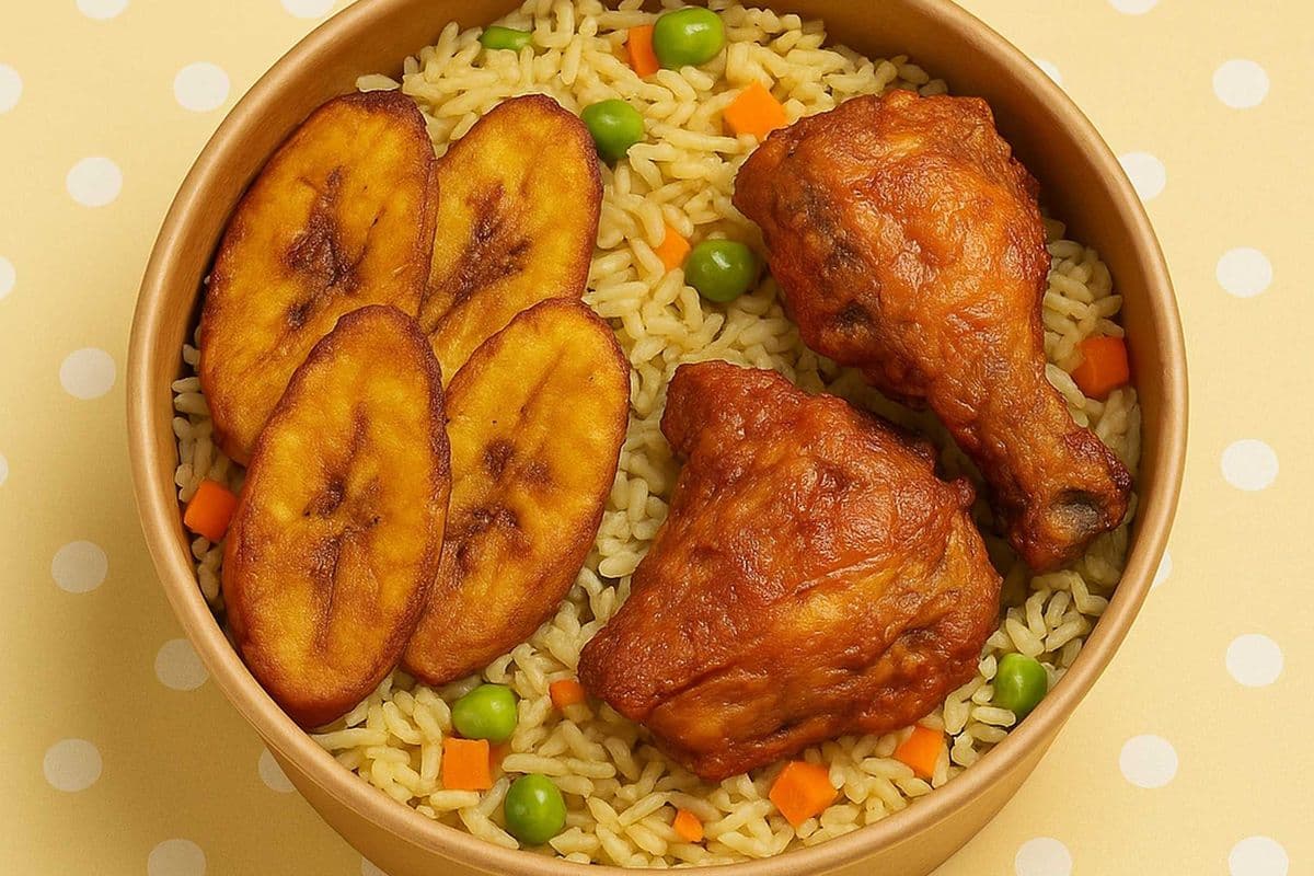 Fried Rice and Chicken Combo