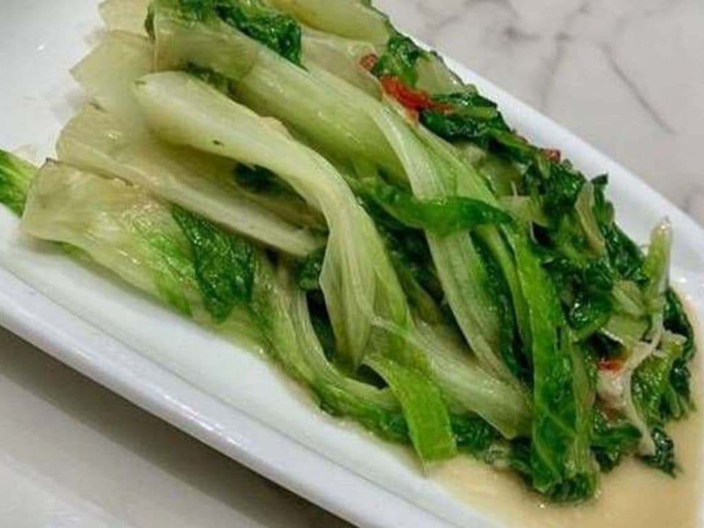 Stir Fried Chinese Lettuce w/ Preserved Beancurd J67
