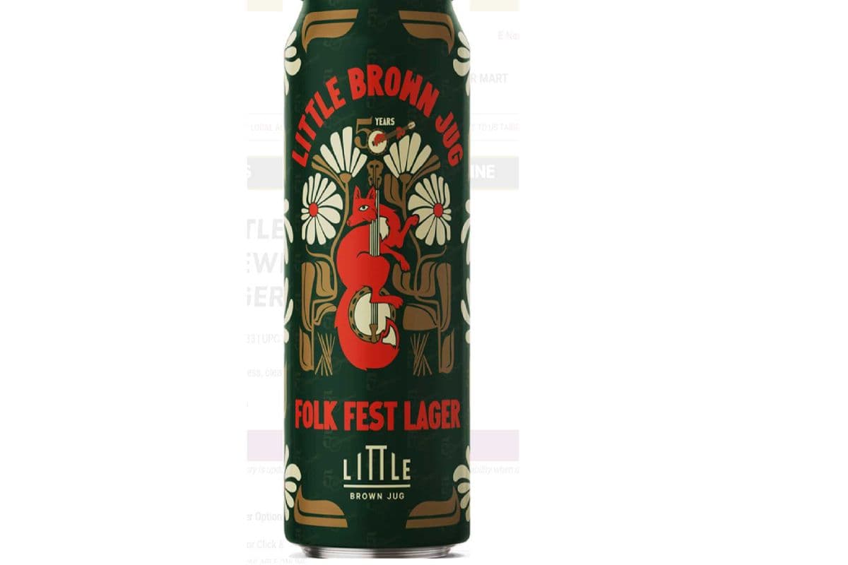 Little Brown Jug Folk Fest Lager (1 x 473 ml can)