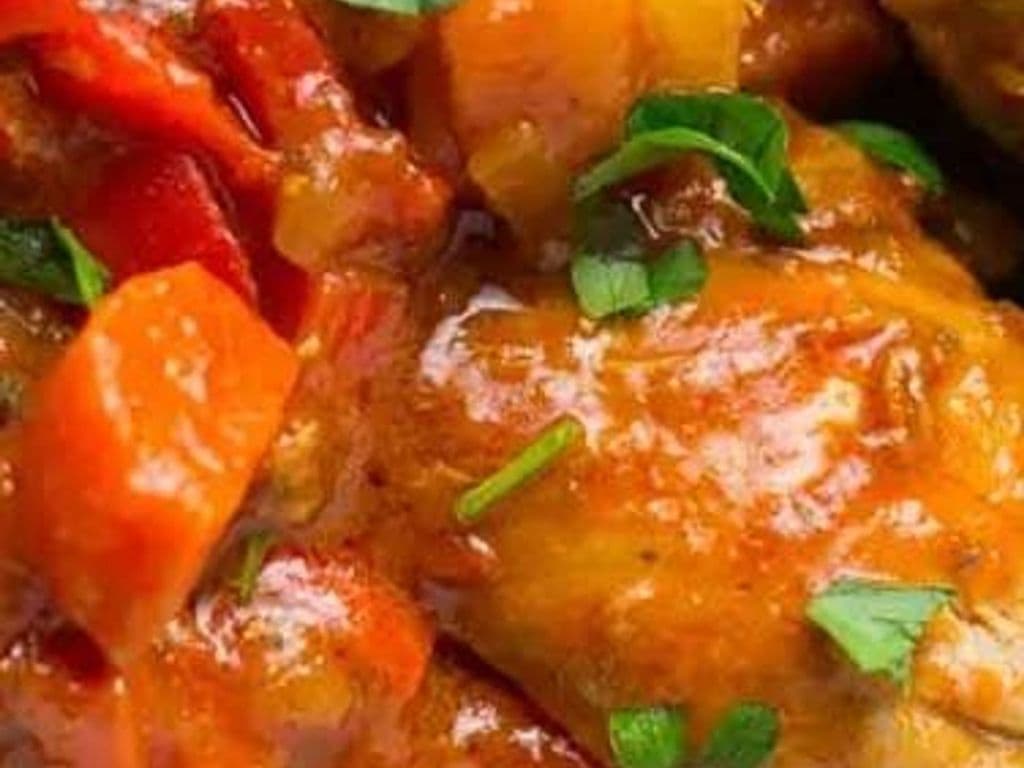 CM. Chicken Afritada