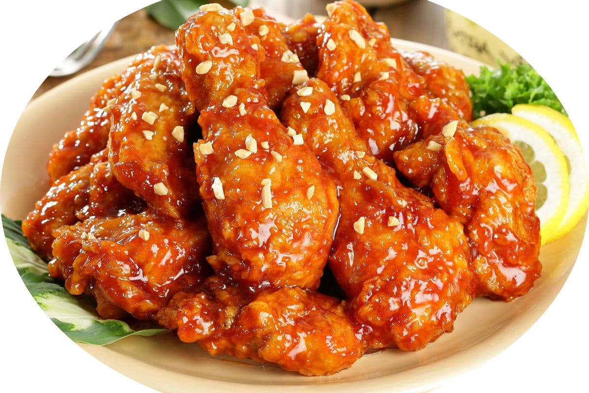 2. Korean Seasoned Sweet Fried Chicken