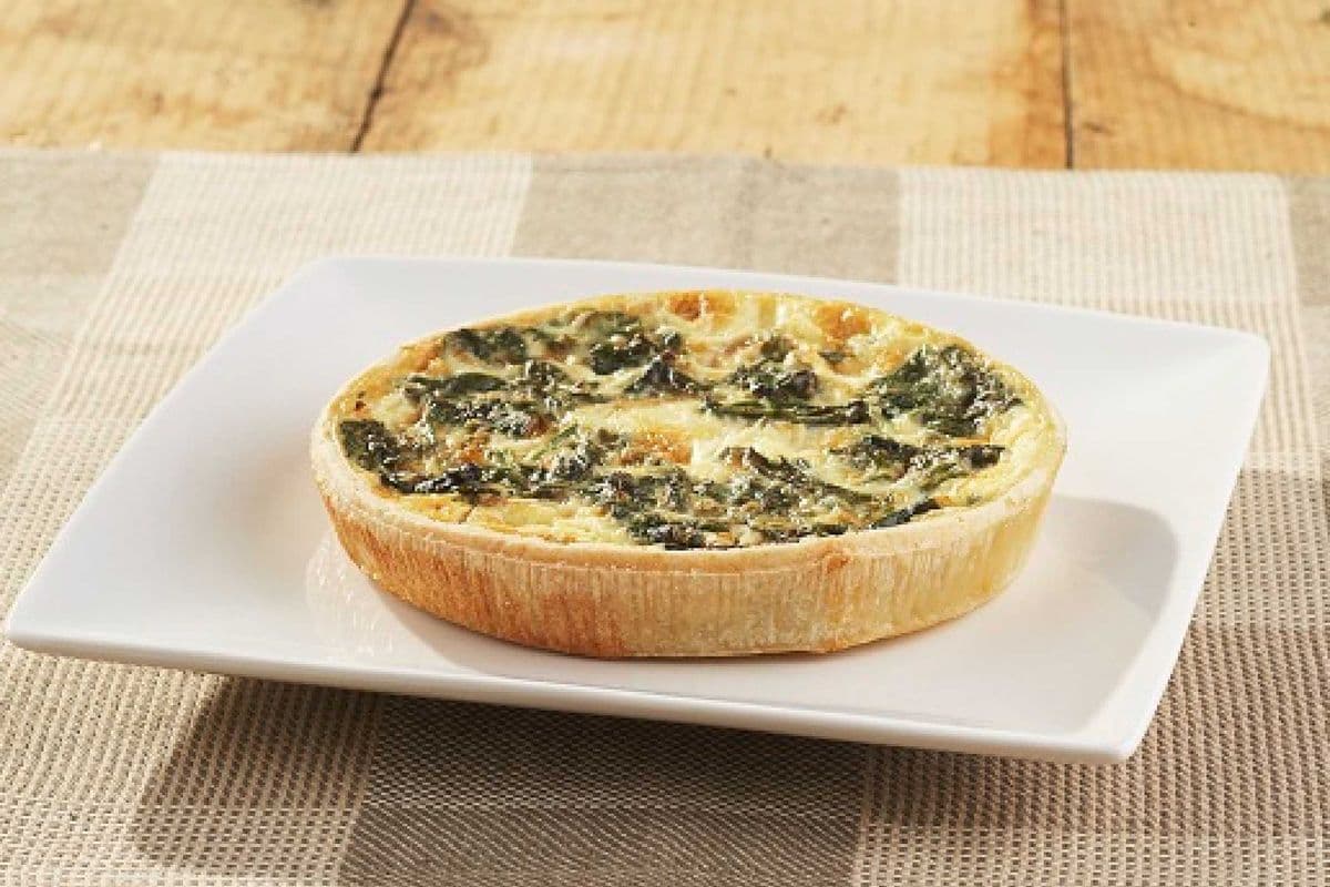 Spinach & Cheese Quiche