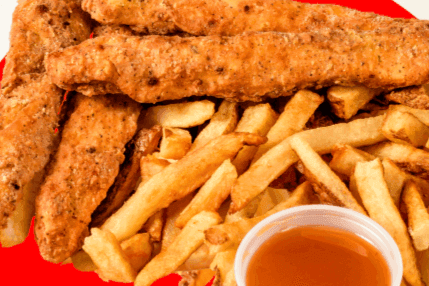 Kiddie Chicken Fingers and Fries (Halal)