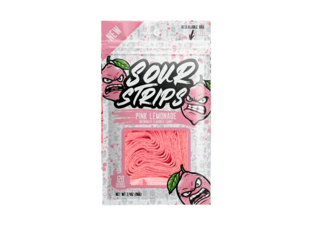 Sour Strips (96g) - PINK LEMONADE