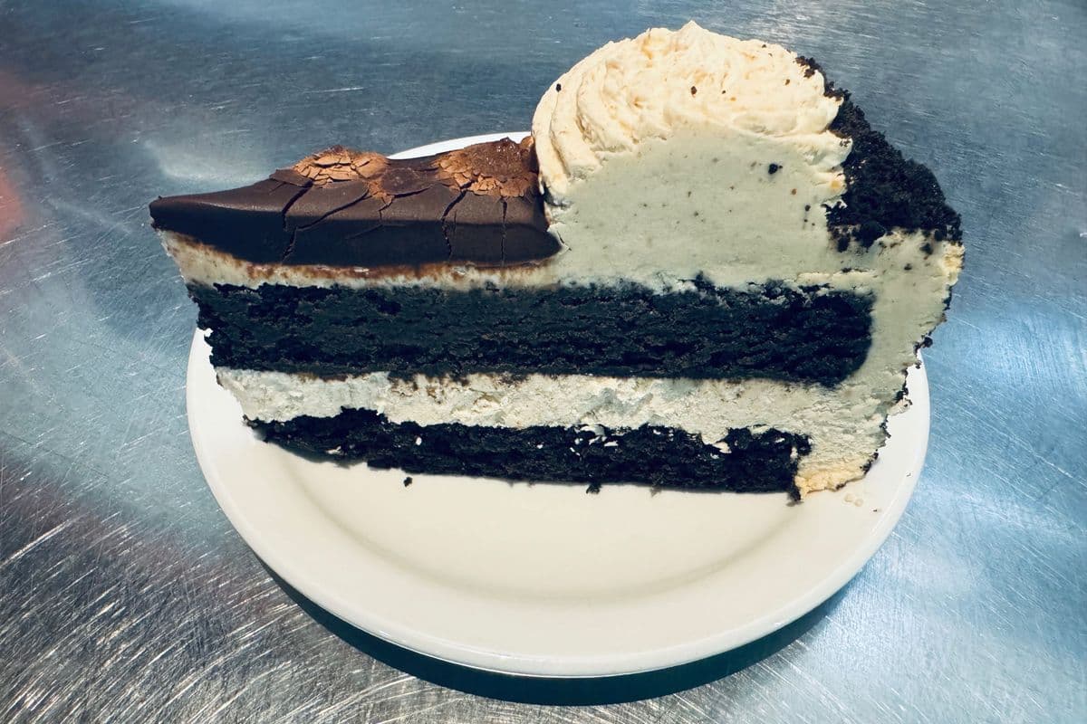 Chocolate Peanut Butter Mousse Cake