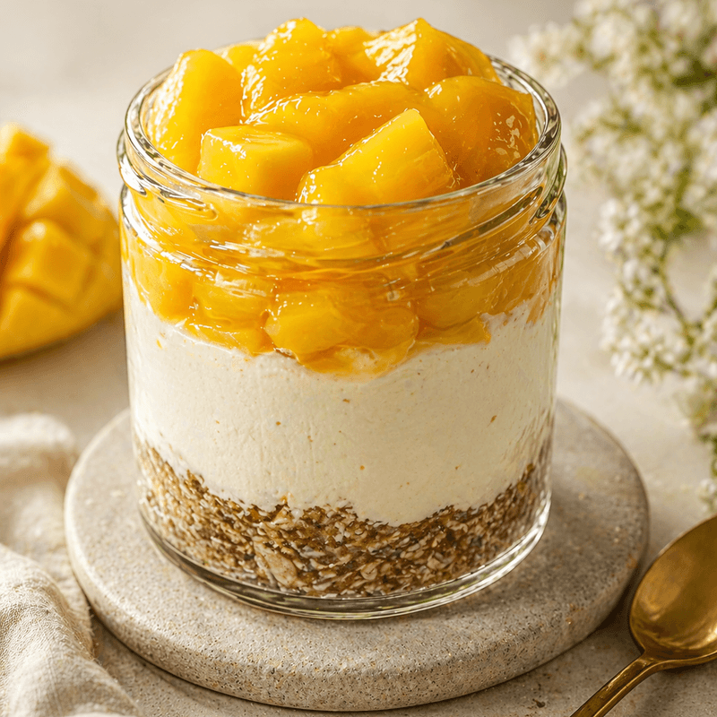 Vegan Mango Cheesecake