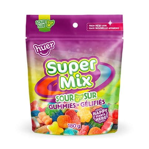 Huer Super Mix Sour Gummy 180g
