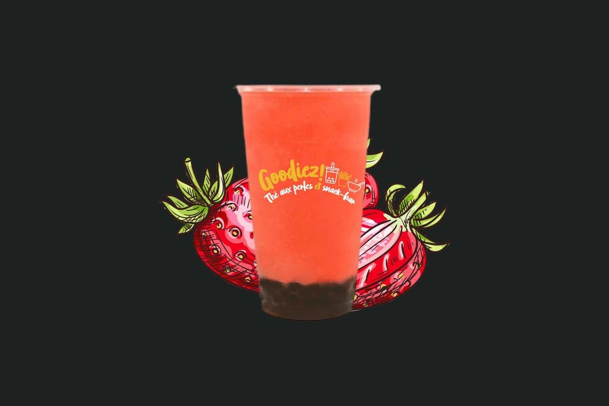 Fraise / Strawberry (grand thé aux perles fruité)