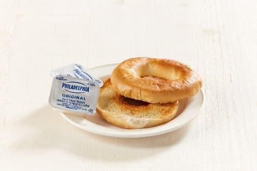 Toasted Bagel with Cream Cheese (2)