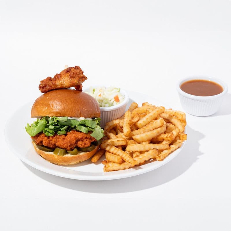 Burger Ben épicé repas / The Super Hot Burger Combo