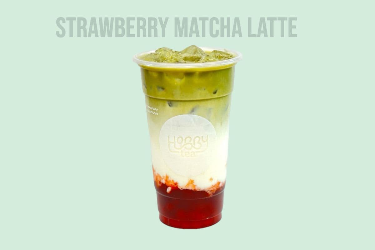 Strawberry Matcha Latte
