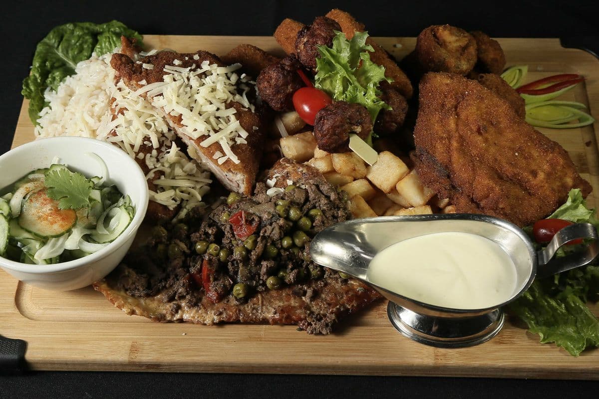 Wooden Platter for Two Persons