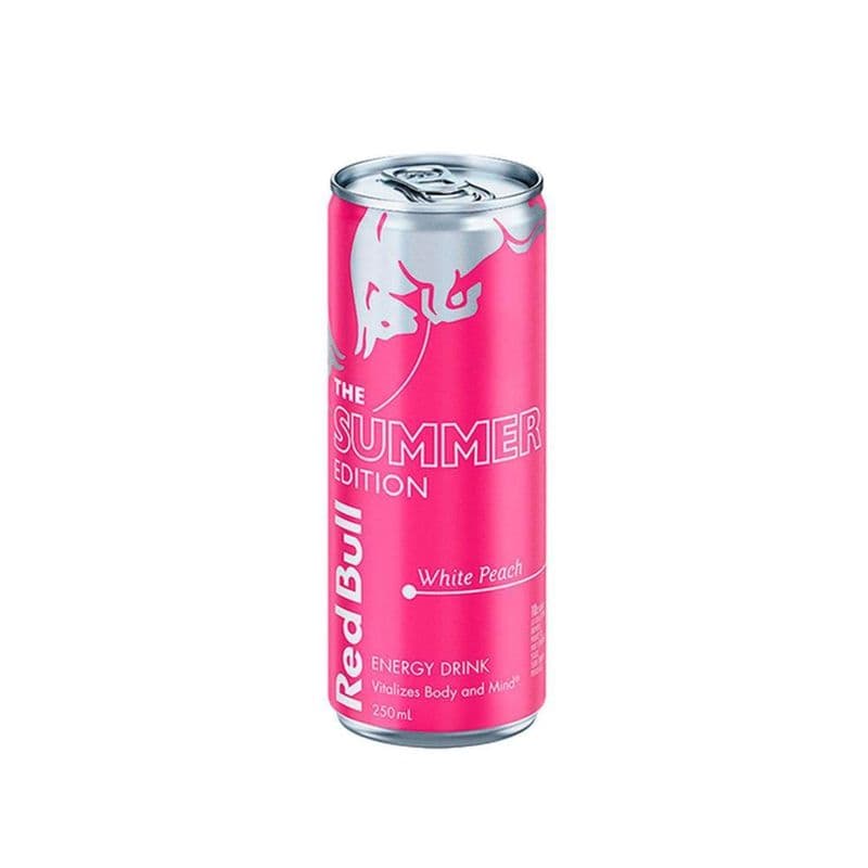 4 X 250ml Red Bull Energy Drink, Peach