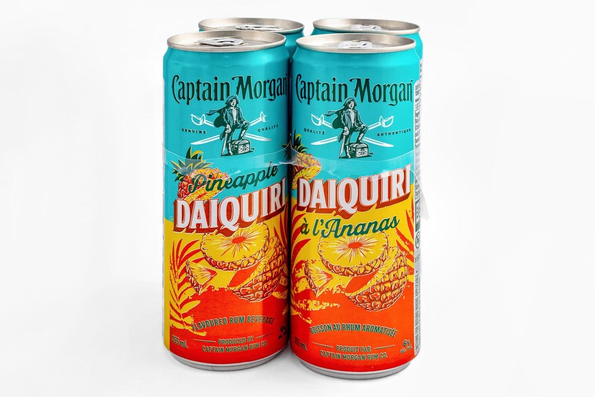 CAPTAIN MORGAN PINEAPPLE DAIQUIRI (1 x 355 ML X 4 )
