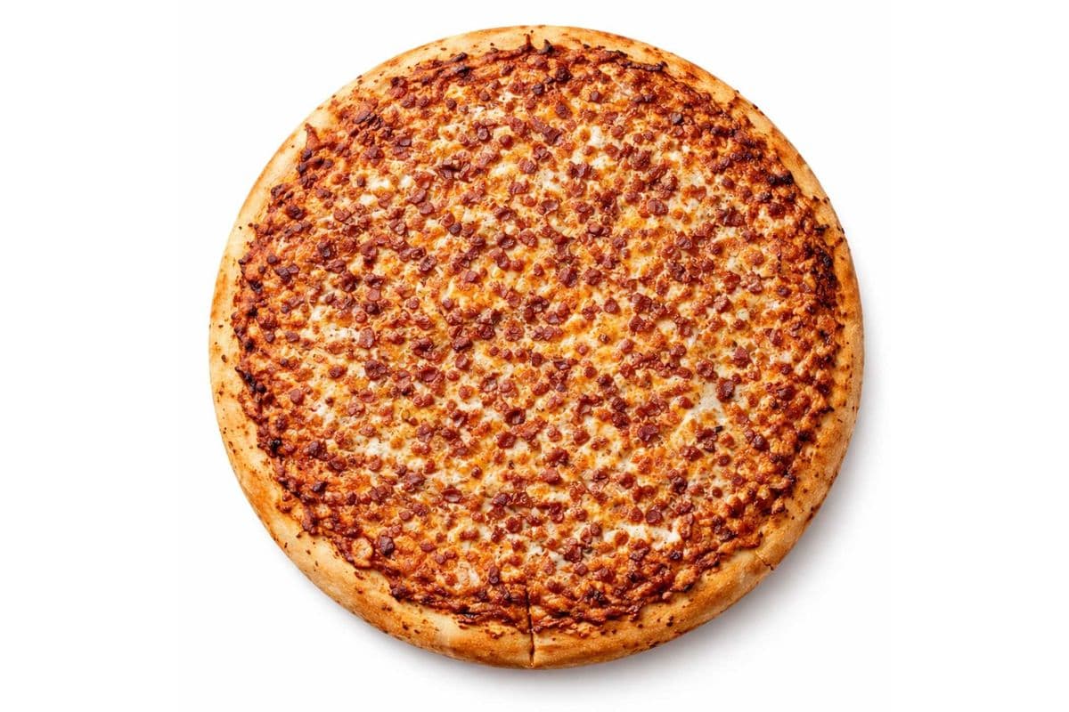 16. Bacon Double CheeseBurger Pizza