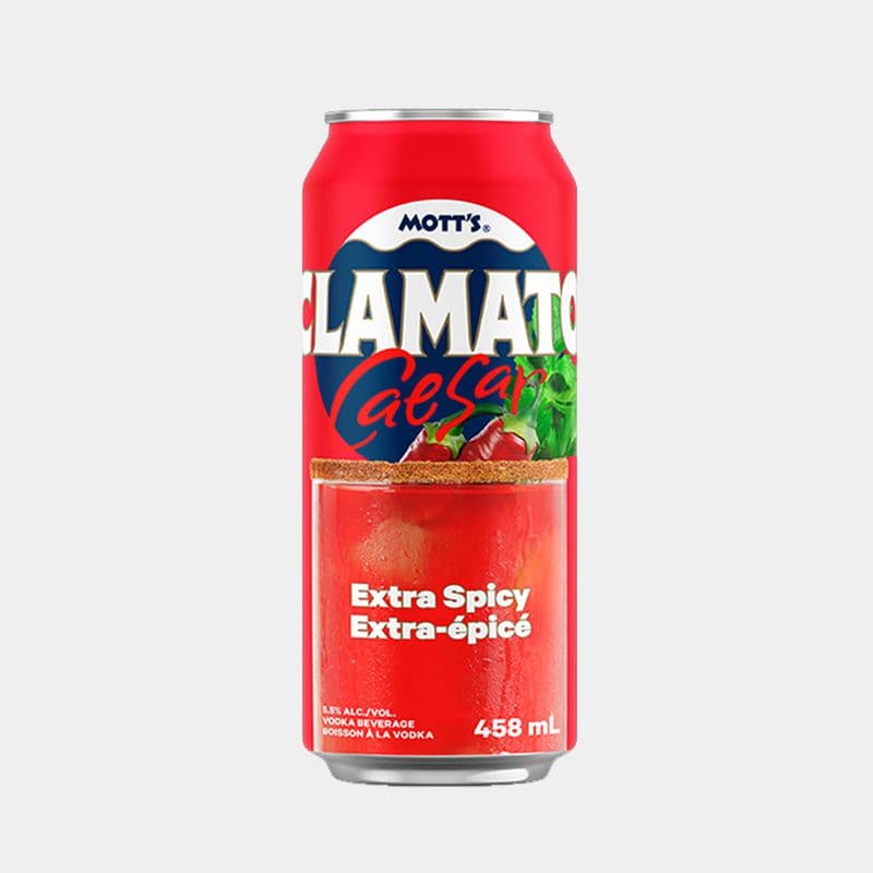 Mott's Clamato Caesar Extra Spicy (ABV 5.5)