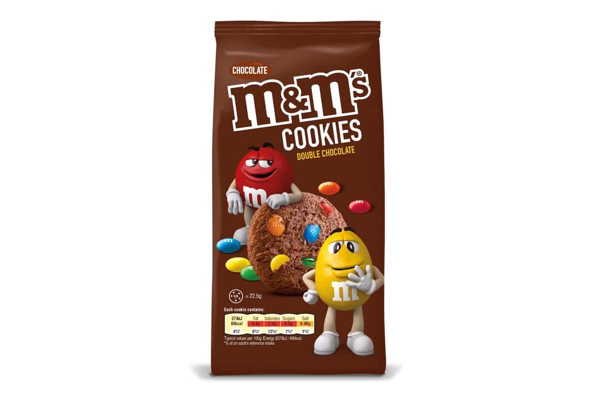 M & Ms Cookies Double Chocolate (180 g)