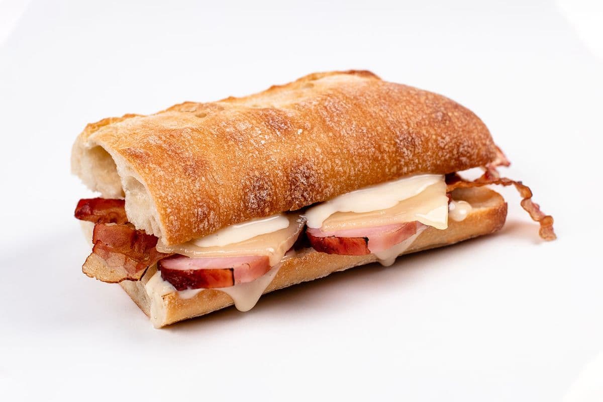 Maple Ham and Bacon Sandwich