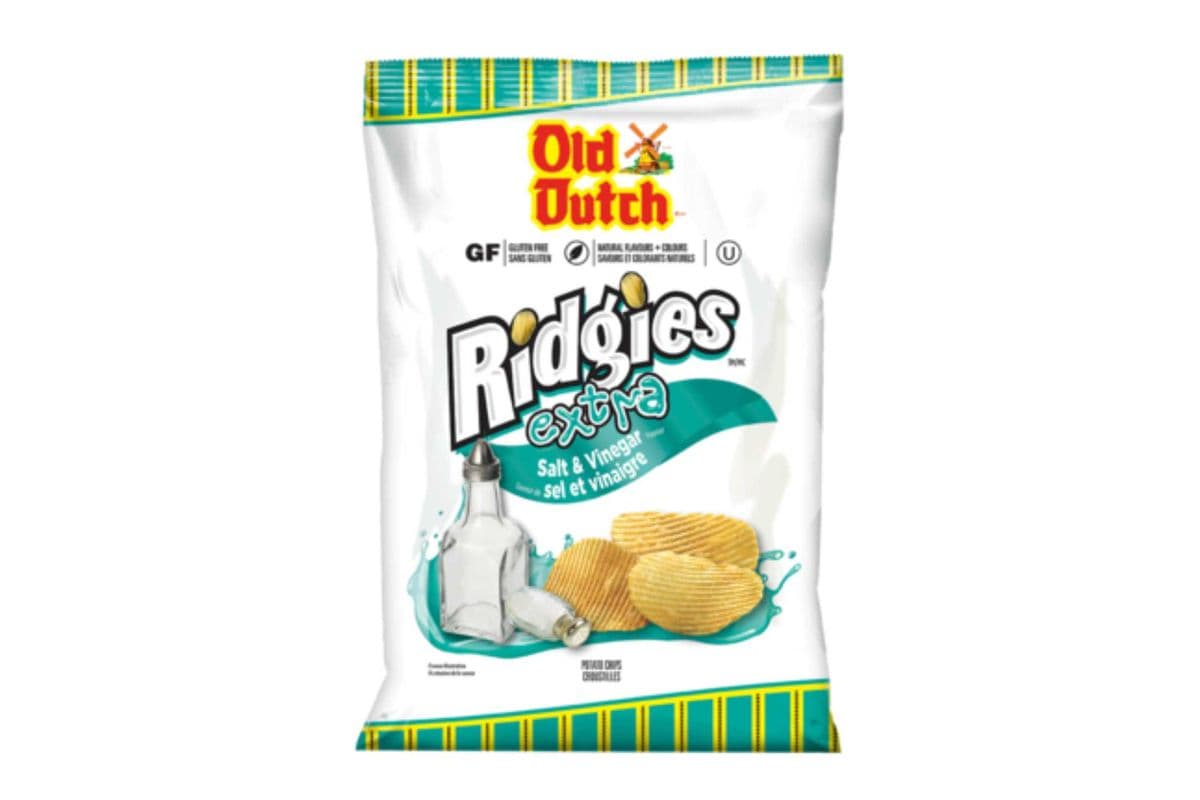 Old Dutch Ridgies Extra Salt & Vinegar (66 g)