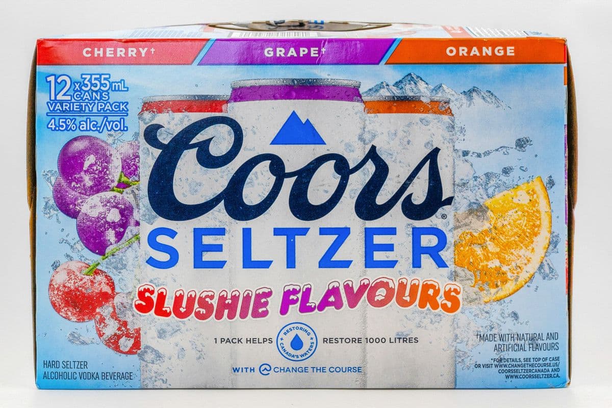 Coors Seltzer Slushie Mix Pack (12 x 355 ml)