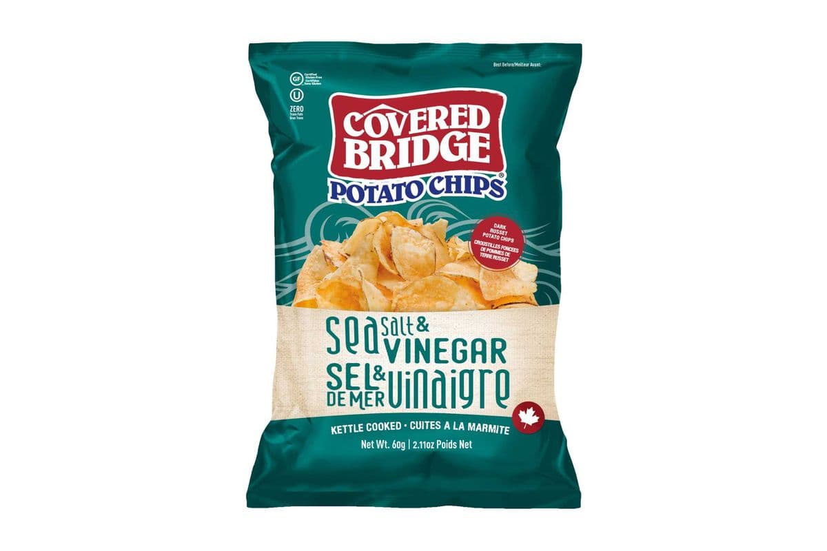 Covered Bridge Sea Salt & Vinegar Chips (60 g)