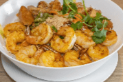28. Grilled Shrimps & Rolls Vermicelli