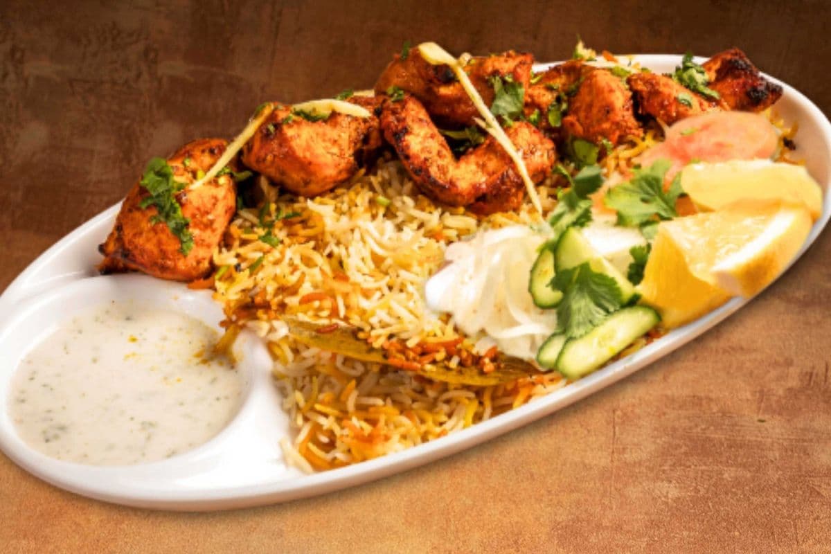 Chicken Bihari Boti Rice Platter