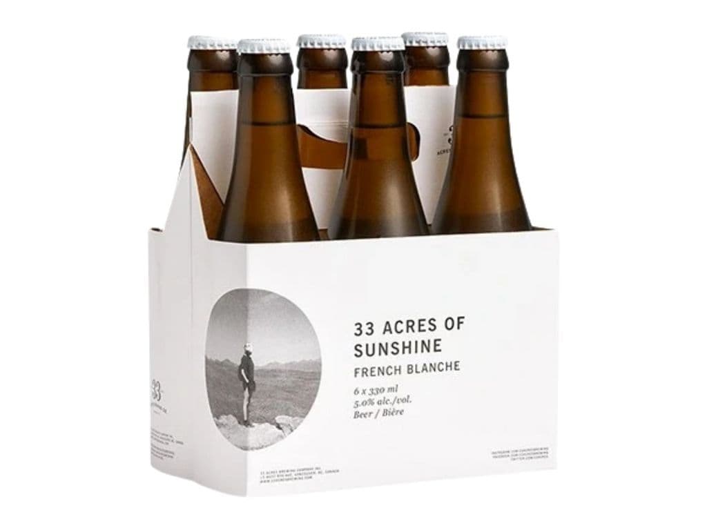 33 Acres of Sunshine Blanche 6pk btl