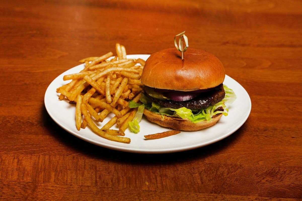 Meatless Marvel burger