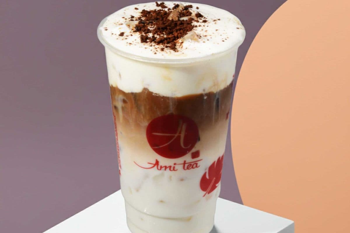 Condensed Milk Coffee With Salted Cheese Foam