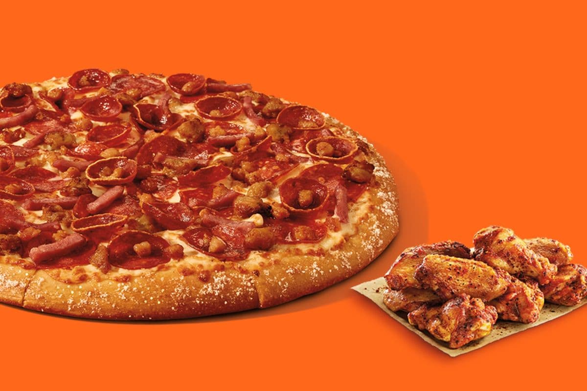 Medium 5 Meat Feast & Caesar Wings Bundle