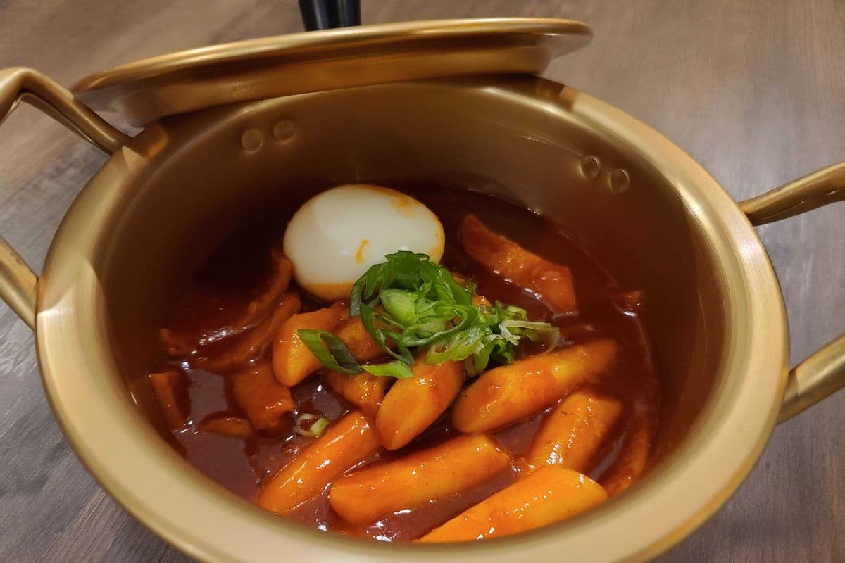 Tteok bokki rosé coréen / Korean Roje Tteok Bokki