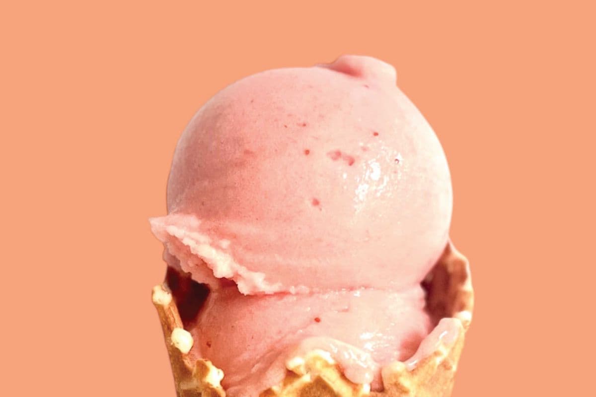Strawberry Lemonade Sorbet (Vegan) Pint