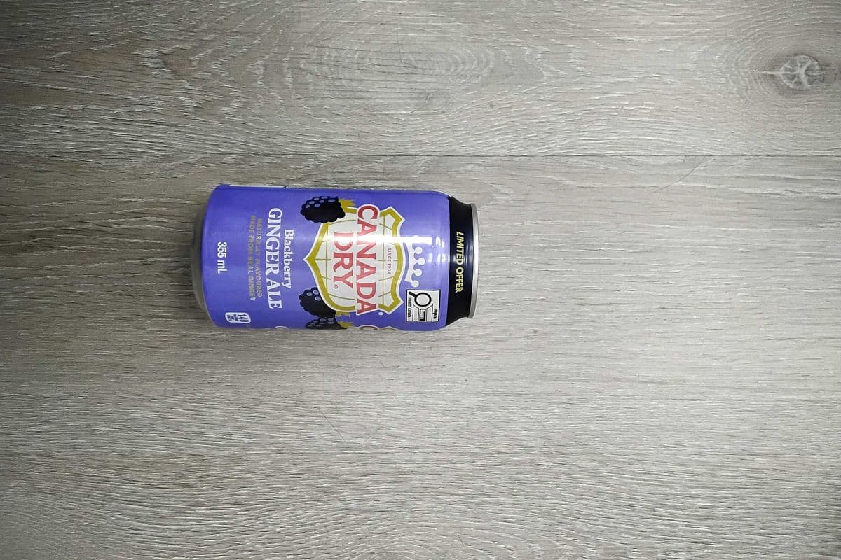 Canada dry blackberry ginger ale (355ml)