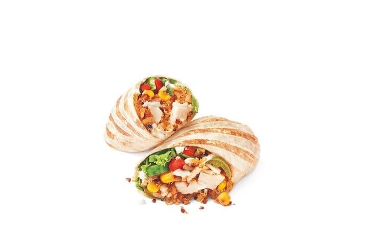Cilantro Lime Slow Cooked Chicken Loaded Wrap