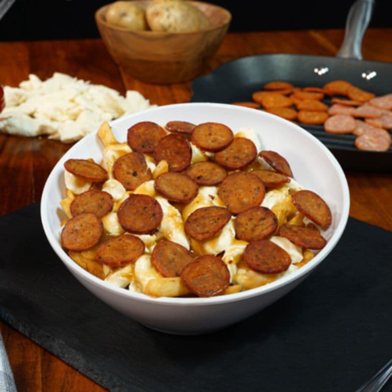 Petite poutine merguez / Petite poutine merguez