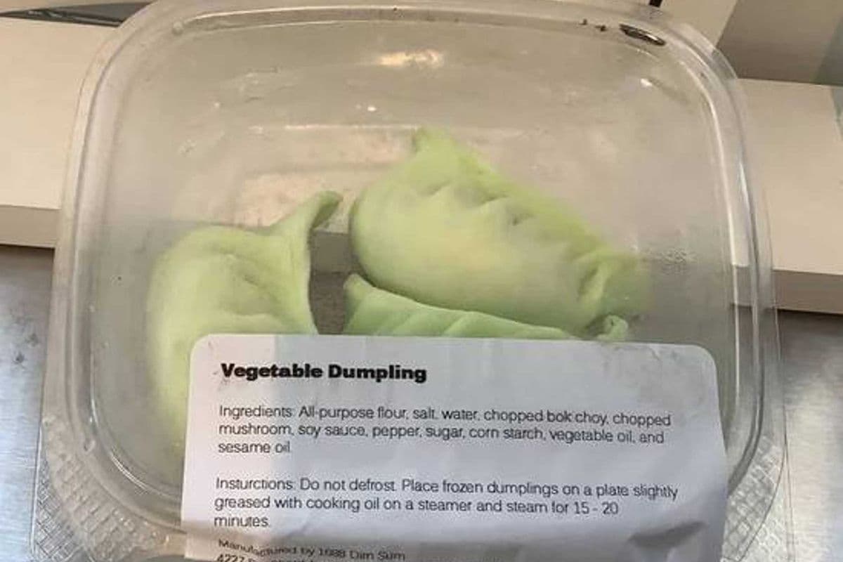 Vegetable Dumplings [Frozen Dim Sum - 4 pieces]
