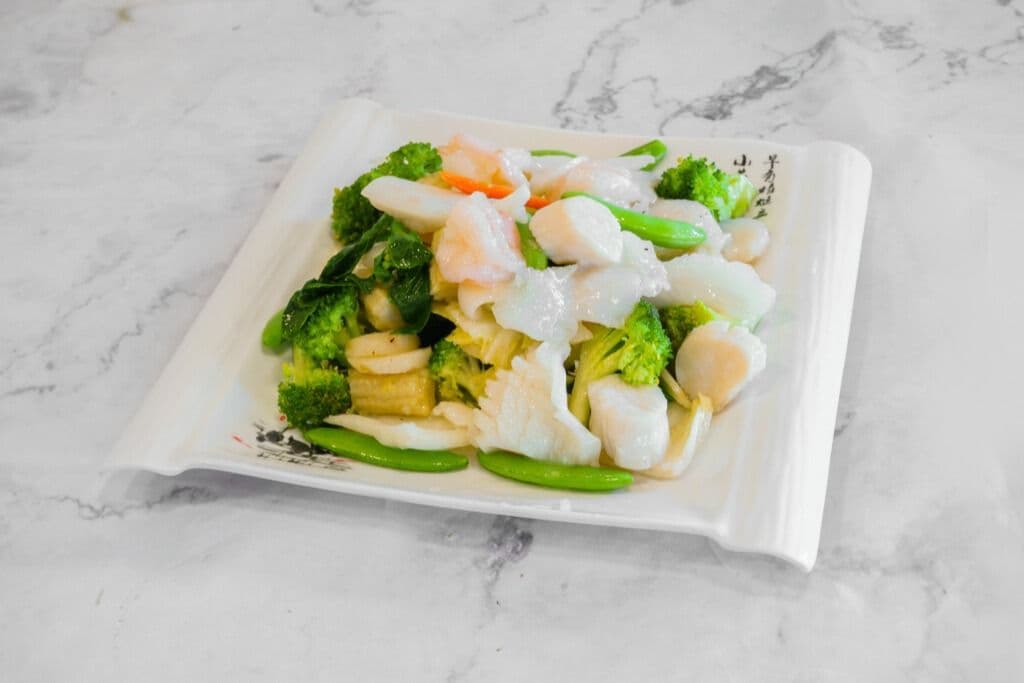Mixed Seafood and Mixed Vegetables